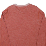 TOMMY HILFIGER Mens Red Crew Neck M NYC Sweatshirt Cotton Blend Pullover
