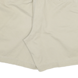 CHAPS Mens Shorts Beige Casual Plain XL W36 Cotton Blend Relaxed Fit