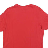 NIKE Mens Red Classic T-Shirt L Short Sleeve Crew Neck Cotton Blend