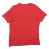 NIKE Mens Red Classic T-Shirt L Short Sleeve Crew Neck Cotton Blend