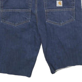 CARHARTT Mens Denim Shorts Blue Straight Fit M W31 Casual Workwear
