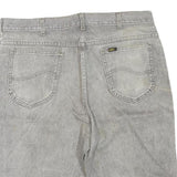 LEE Mens Shorts Grey Denim L W36 Casual Cotton Blend Comfortable