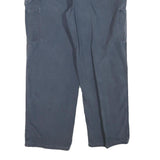 CARHARTT Mens Cotton Blend Blue Regular Fit Straight Leg Trousers W38 L30