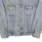 LEE Mens Blue Denim Jacket M Cotton Classic Button Closure Vintage Workwear