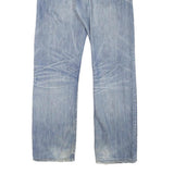 LEVI'S 501 Mens Blue Regular Straight Denim Cotton Blend Light W31 L30 Button