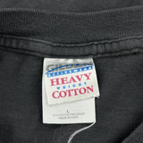 American By Birth Biker By Choice Gildan Single Stitch T-Shirt - Large Black Cotton