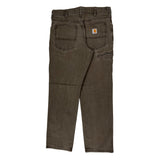 Carhartt Carpenter Trousers - 32W 32L Brown Cotton