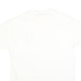 ESPRIT Mens White T-Shirt L Short Sleeve Crew Neck Cotton Blend Casual Graphic