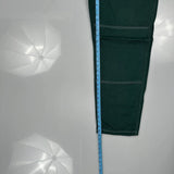 Hip Hop Empyre Double Knee Carpenter Trousers - 36W 30L Green Cotton