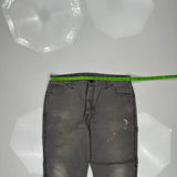 Dickies Double Knee Carpenter Trousers - 36W 30L Grey Cotton