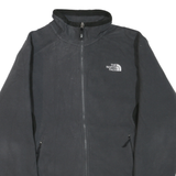 THE NORTH FACE Womens Black Fleece Jacket S Polyester Blend Zip Outdoor Casual