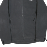 THE NORTH FACE Womens Black Fleece Jacket S Polyester Blend Zip Outdoor Casual