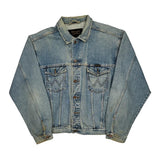 Wrangler Denim Jacket - Large Light Wash Denim