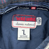Ecko Unltd Checked Short Sleeve Shirt - Large White Cotton