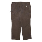 CARHARTT Womens Cotton Blend Brown Regular Straight Trousers W38 L30 Workwear