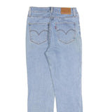 LEVI'S Womens Light Blue Regular Jeans Denim Rinse W26 L26 Classic Fit Zip