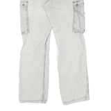 CARHARTT Mens Cotton Beige Regular Straight Leg Trousers W30 L32 Casual Workwear