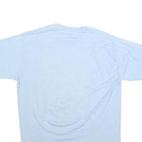 SPORTSWEAR Mens Light Blue Band Graphic T-Shirt XL Short Sleeve Crew Neck Casual