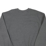 CHAMPION Mens Grey Crew Neck L Sweatshirt Cotton Blend Pullover Classic Logo
