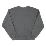 CHAMPION Mens Grey Crew Neck L Sweatshirt Cotton Blend Pullover Classic Logo