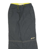 GUESS Womens Polyester Blend Black Regular Wide-Leg Trousers W28 L30 Outdoor