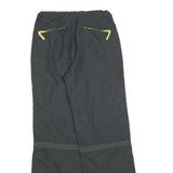 GUESS Womens Polyester Blend Black Regular Wide-Leg Trousers W28 L30 Outdoor