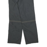 GUESS Womens Polyester Blend Black Regular Wide-Leg Trousers W28 L30 Outdoor