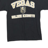 FANATICS Mens Black Vegas Golden Knights Graphic T-Shirt M Short Sleeve Crew
