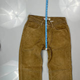 Levis Boot Cut Cord Pants - 31″ Waist Brown Cotton
