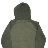 CHAMPION Mens Green Cotton Blend Pullover Hoodie M Logo Sweatshirt
