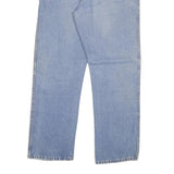 DICKIES Mens Jeans Blue Regular Straight Denim Light W38 L33 Workwear Zip