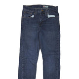 WRANGLER Mens Slim Jeans Denim Blue W29 L30 Classic Zip Pocket Design