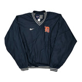Detroit Tigers Reebok Windbreaker - XL Navy Polyester