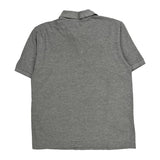 Kappa Polo Shirt - Large Grey Cotton