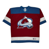 Colorado Avalanche Logo Athletics Jersey - XL Blue Polyester