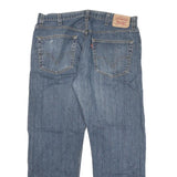 LEVI'S 505 Mens Jeans Blue Regular Straight Denim Medium W36 L29 Classic Zip
