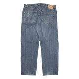 LEVI'S 505 Mens Jeans Blue Regular Straight Denim Medium W36 L29 Classic Zip