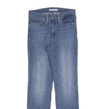 LEVI'S Womens Slim Blue Jeans Denim Medium W27 L29 Stylish Zip Closure
