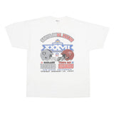 JERZEES Mens White Super Bowl XXXVII Graphic T-Shirt XL Short Sleeve Crew Neck
