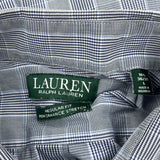 Ralph Lauren Striped Shirt - Large Grey Cotton