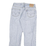 LEVI'S 505 Mens Jeans Blue Regular Straight Denim Medium W33 L32 Classic Fit