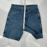 Wrangler Denim Shorts - 34W 9L Blue Denim