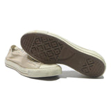 CONVERSE Chuck Taylor All Star Mens Low Top Trainers Cream Cotton Blend UK 10