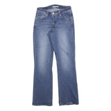 LEVI'S Womens 529 Regular Fit Straight Blue Denim Jeans W27 L32 Classic Cotton