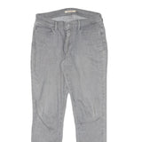 LEVI'S 710 Womens Jeans Grey Slim Skinny Denim W28 L28 Cotton Blend Zip