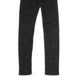 LEVI'S 510 Mens Slim Black Denim Raw Jeans W28 L32 Stylish Zip Closure