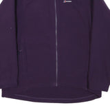BERGHAUS Womens Purple Jacket XL Polyester Blend Zip Outdoor Fleece Warm