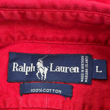 Ralph Lauren Shirt - Large Red Cotton