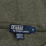 Polo By Ralph Lauren Long Sleeve T-Shirt - Medium Green Cotton