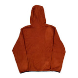 The North Face Snap T Fleece Hoodie - XL Orange Polyester